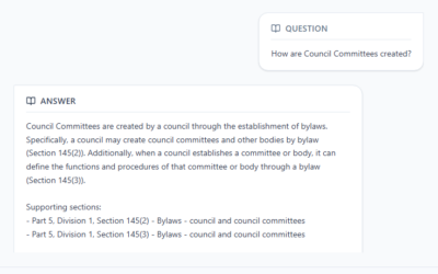 AI in Municipalities